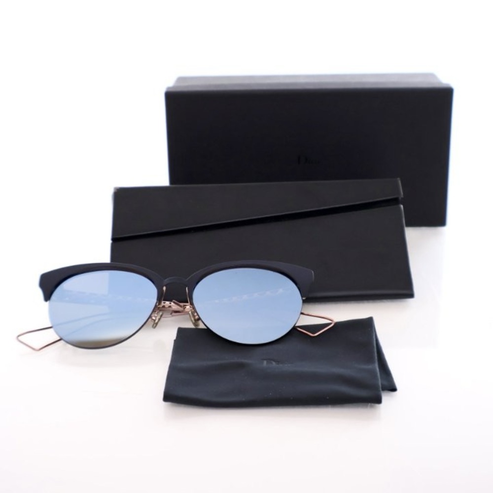 Dior Women's Black and Blue Sunglasses